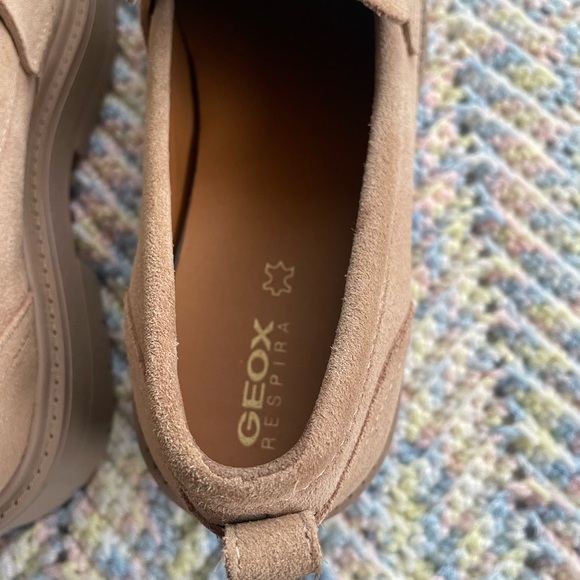 Geox Beige Suede Loafers Women's 👞 size 8 - Picture 10 of 16